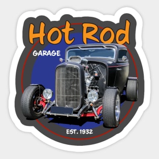 Hot Rod Garage Sticker